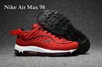 nike sneak air max 98 retro roots red fire